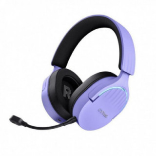 Auriculares Gaming Inalámbricos con Micrófono Trust Gaming GXT 491 Fayzo/ Bluetooth/ Jack 3.5/ Morados