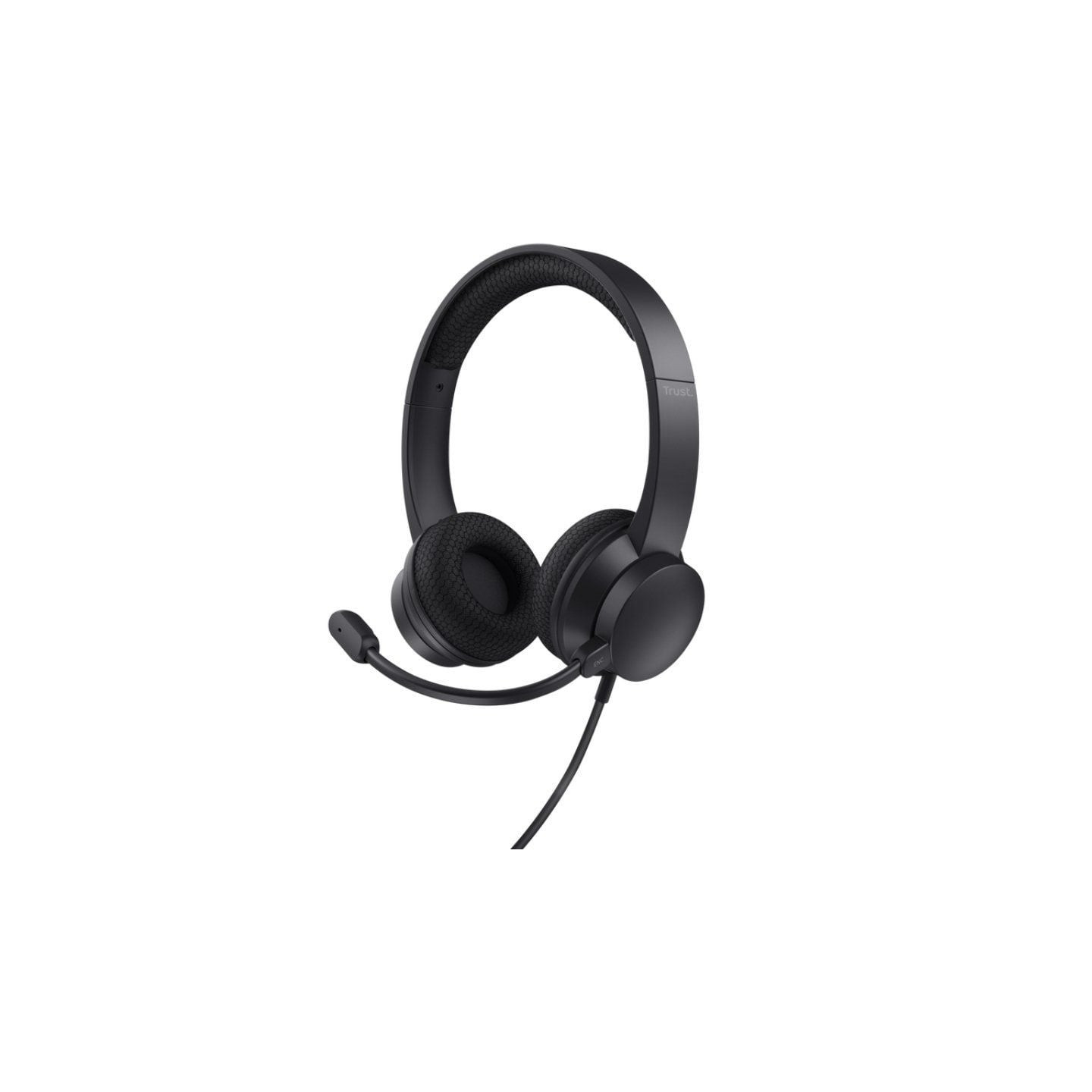 Auriculares trust hs-260/ con micrófono/ usb/ negros