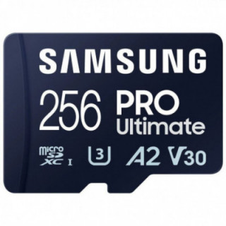 Tarjeta de memoria samsung pro ultimate 256gb microsd xc con adaptador/ clase 10/ 200mbs