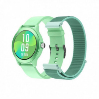 Smartwatch spc smartee duo vivo 9651r/ notificaciones/ frecuencia cardíaca/ verde menta/ incluye correa extra