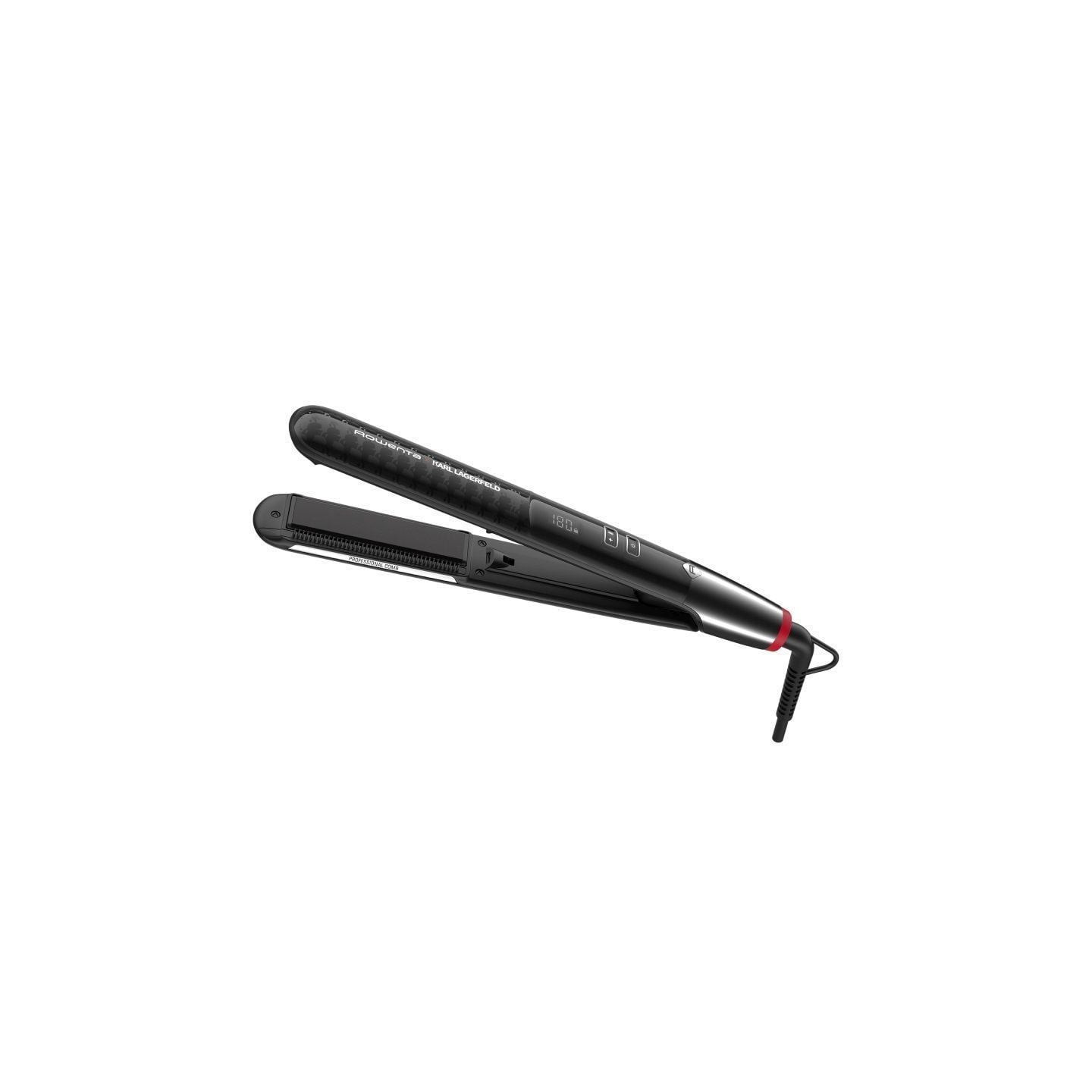 Plancha para el pelo rowenta sf466lf0 k/ pro stylist/ negra