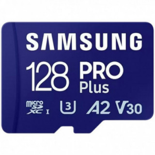 Tarjeta de memoria samsung pro plus 2023 128gb microsd xc/ clase 10/ 180mbs