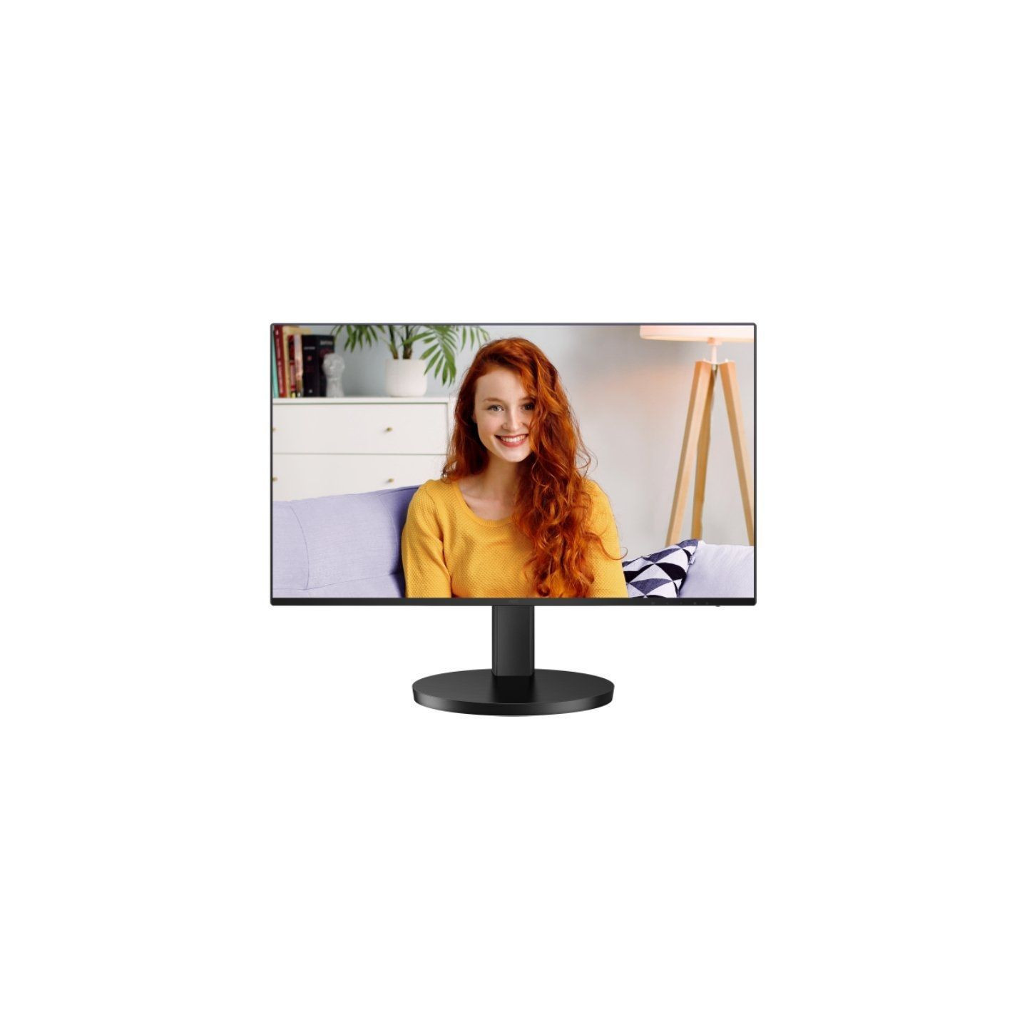 Monitor profesional aoc 24b3cf2 23.8'/ full hd/ multimedia/ regulable en altura/ negro