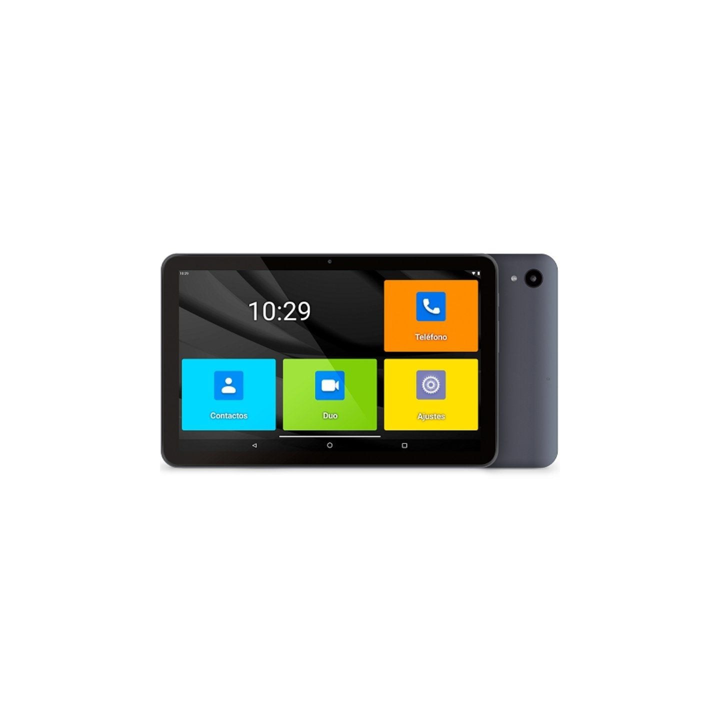 Tablet spc gravity 3 senior 10.35'/ 4gb/ 64gb/ quadcore/ 4g/ funda incluida/ negra