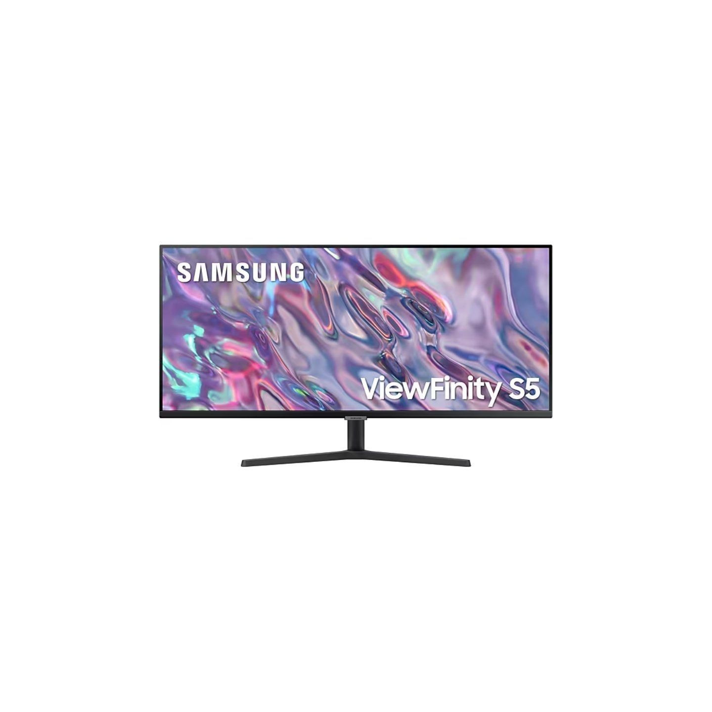 Monitor profesional ultraparonámico samsung viewfinity s5 s34c500gau 34'/ uwqhd/ multimedia/ negro