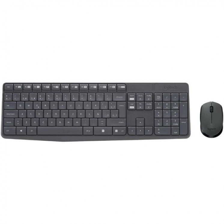 Teclado y ratón inalámbricos logitech mk235