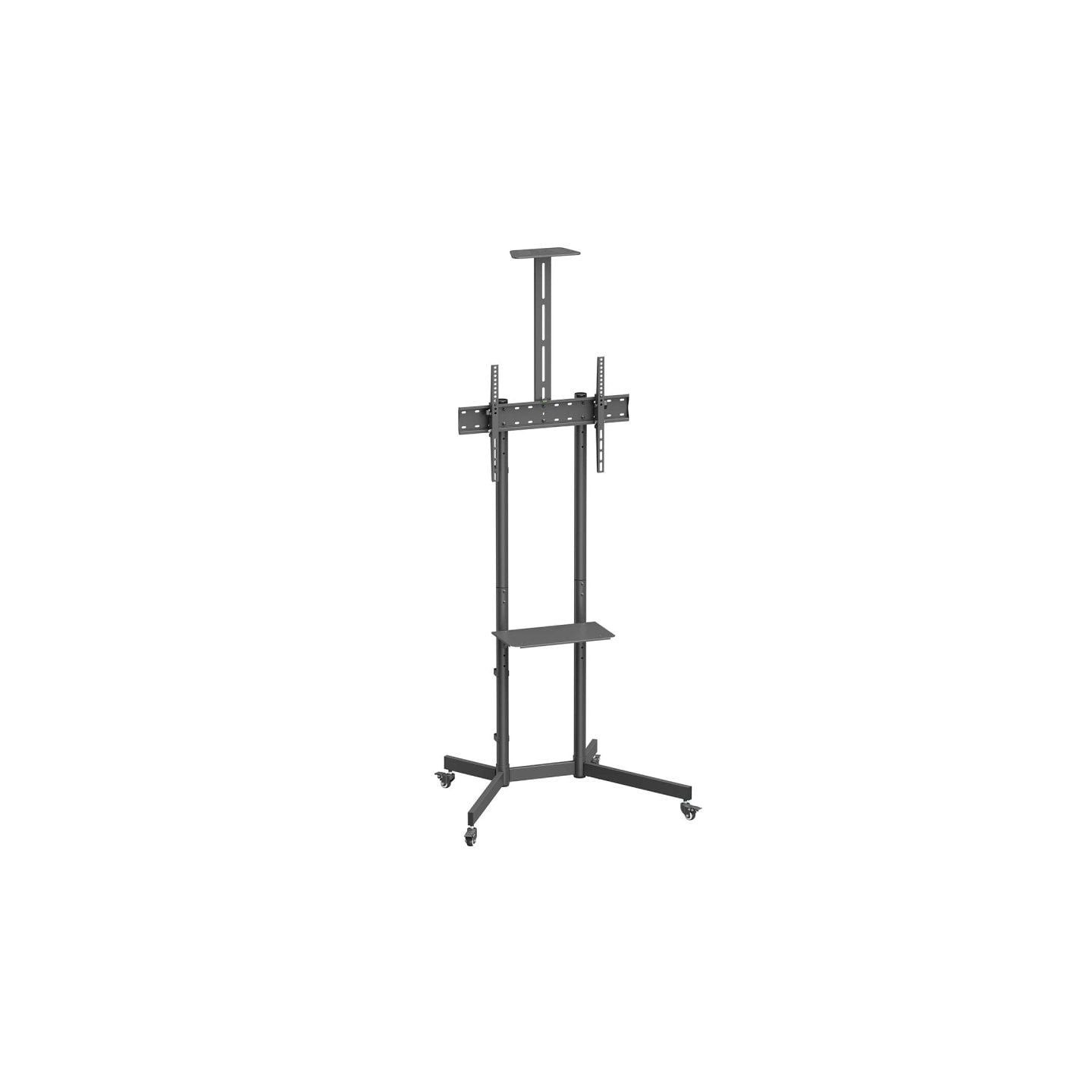 Soporte de Suelo Inclinable con Ruedas/ Soporte de Cámara Aisens FT70TE-335 para TV 37"-70"/ hasta 45kg