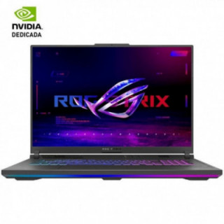 Portátil gaming asus rog strix g18 g814jir-n6002 intel core i9-14900hx/ 32gb/ 1tb ssd/ geforce rtx 4070/ 18'/ sin sistema