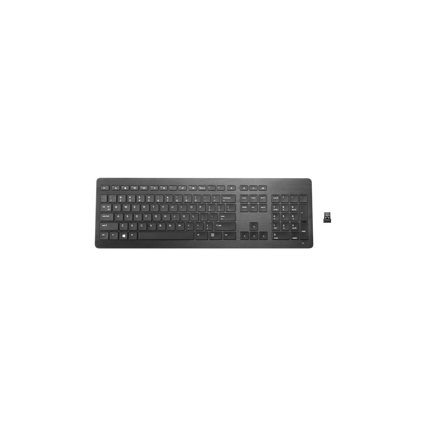 Teclado inalámbrico hp premium/ negro