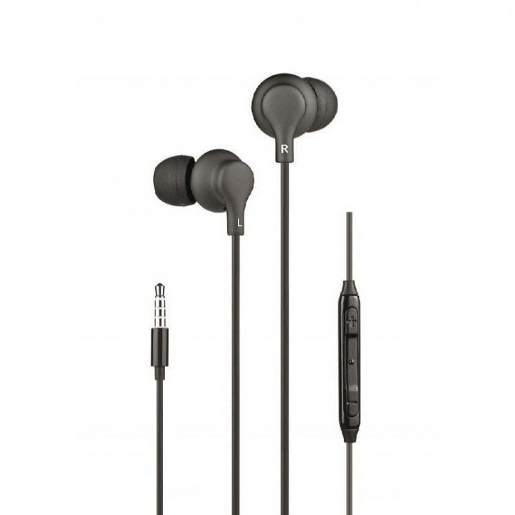 Auriculares intrauditivos daewoo dw2013/ con micrófono/ jack 3.5/ negros