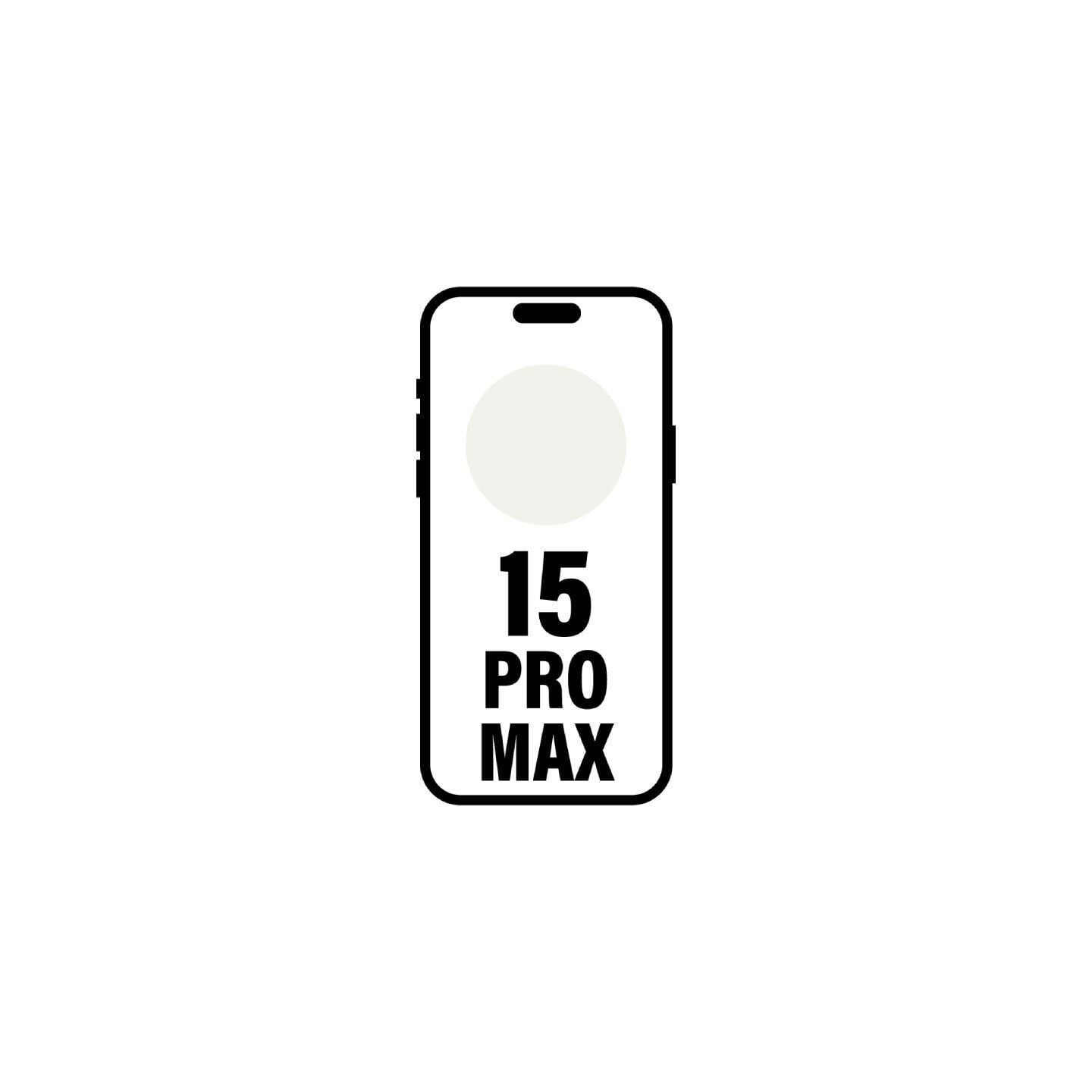 Smartphone apple iphone 15 pro max 1tb/ 6.7'/ 5g/ titanio blanco