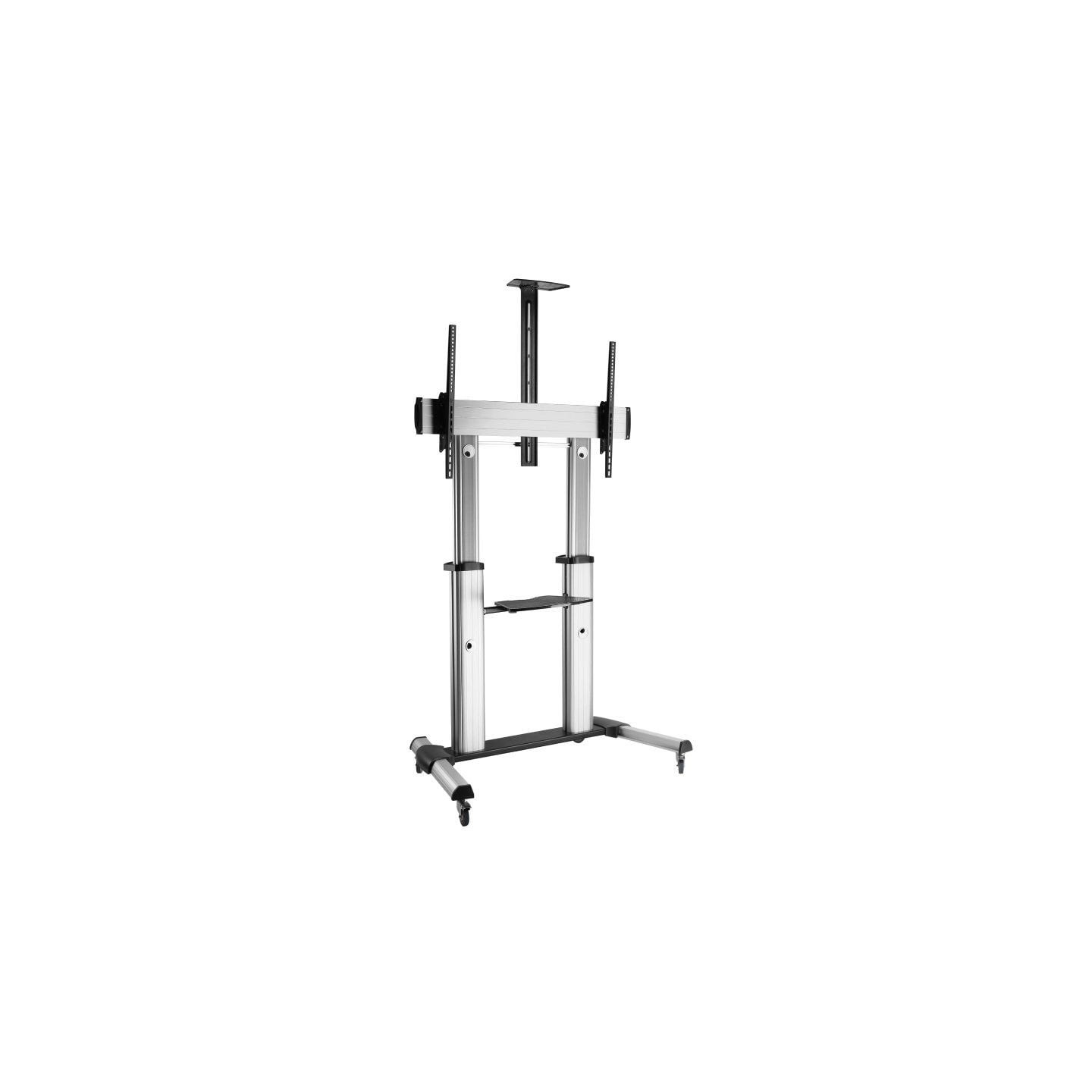 Soporte de Suelo Inclinable con Ruedas Fonestar STS-40106P para TV de 60-100"/ hasta 100kg