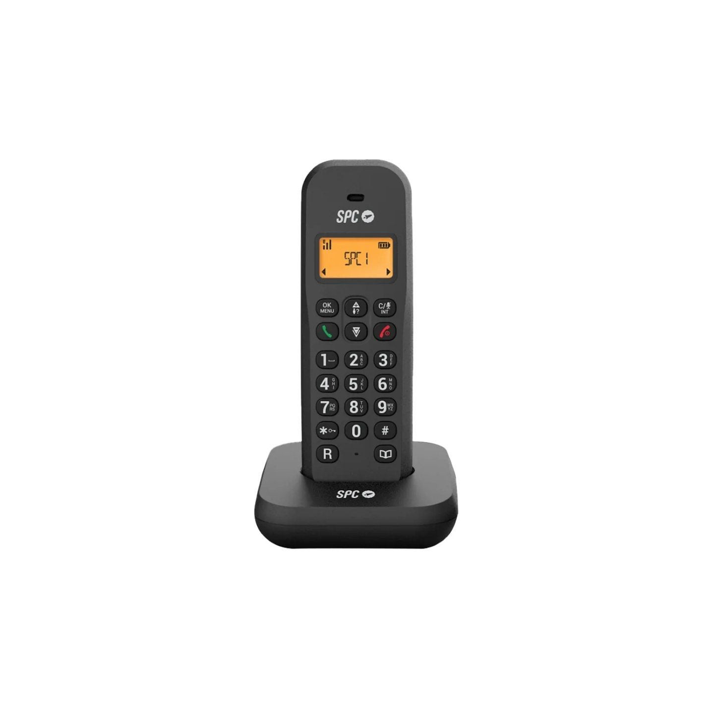 Teléfono inalámbrico spc keops 7334n/ negro