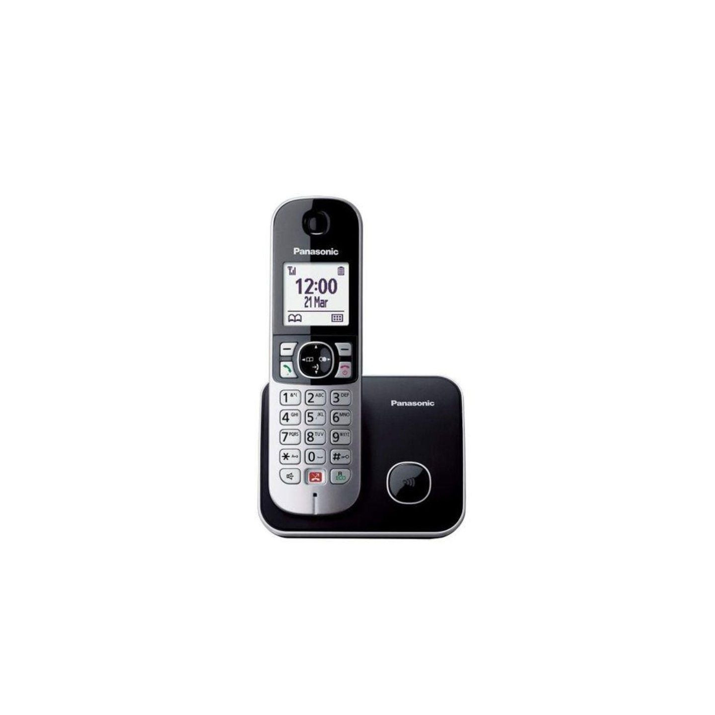 Teléfono inalámbrico panasonic kx-tg6851/ negro