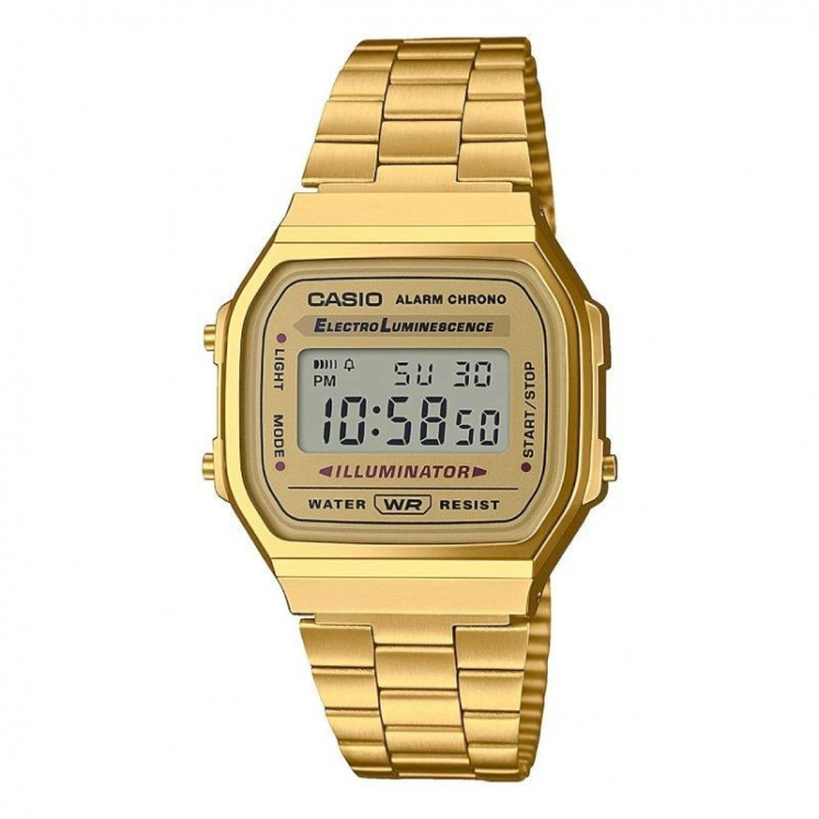 Reloj digital casio vintage iconic a168wg-9ef/ 38mm/ dorado