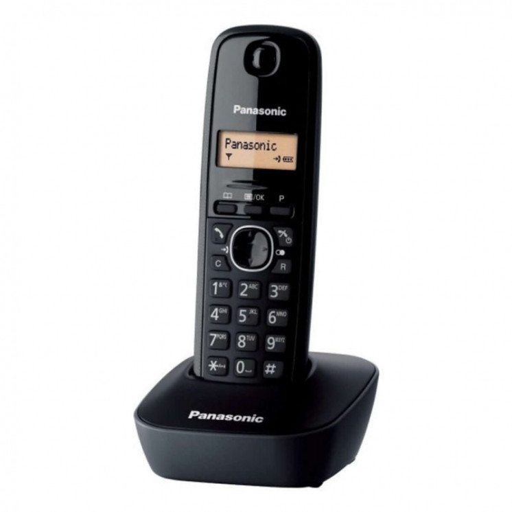 Teléfono inalámbrico panasonic kx-tg1611/ negro