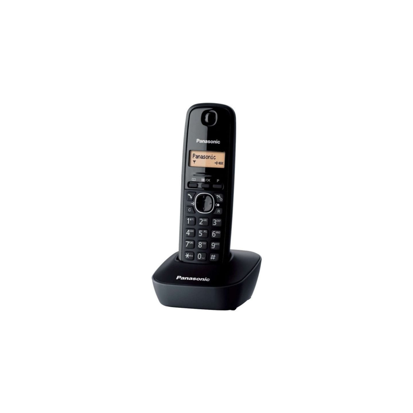 Teléfono inalámbrico panasonic kx-tg1611/ negro