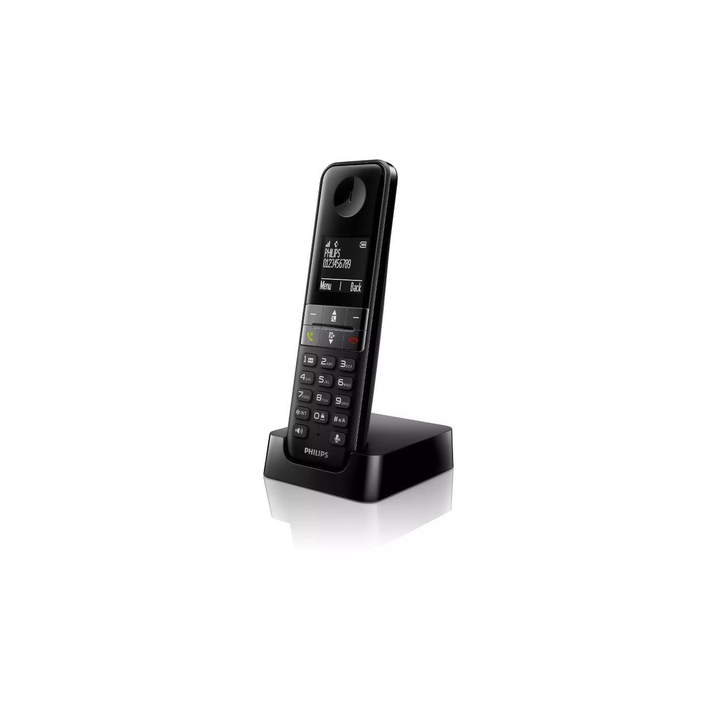 Teléfono inalámbrico philips d4701b/34/ negro