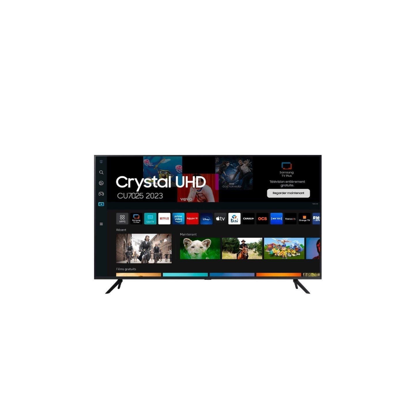 Televisor samsung crystal uhd tu43cu7025k 43'/ ultra hd 4k/ smart tv/ wifi