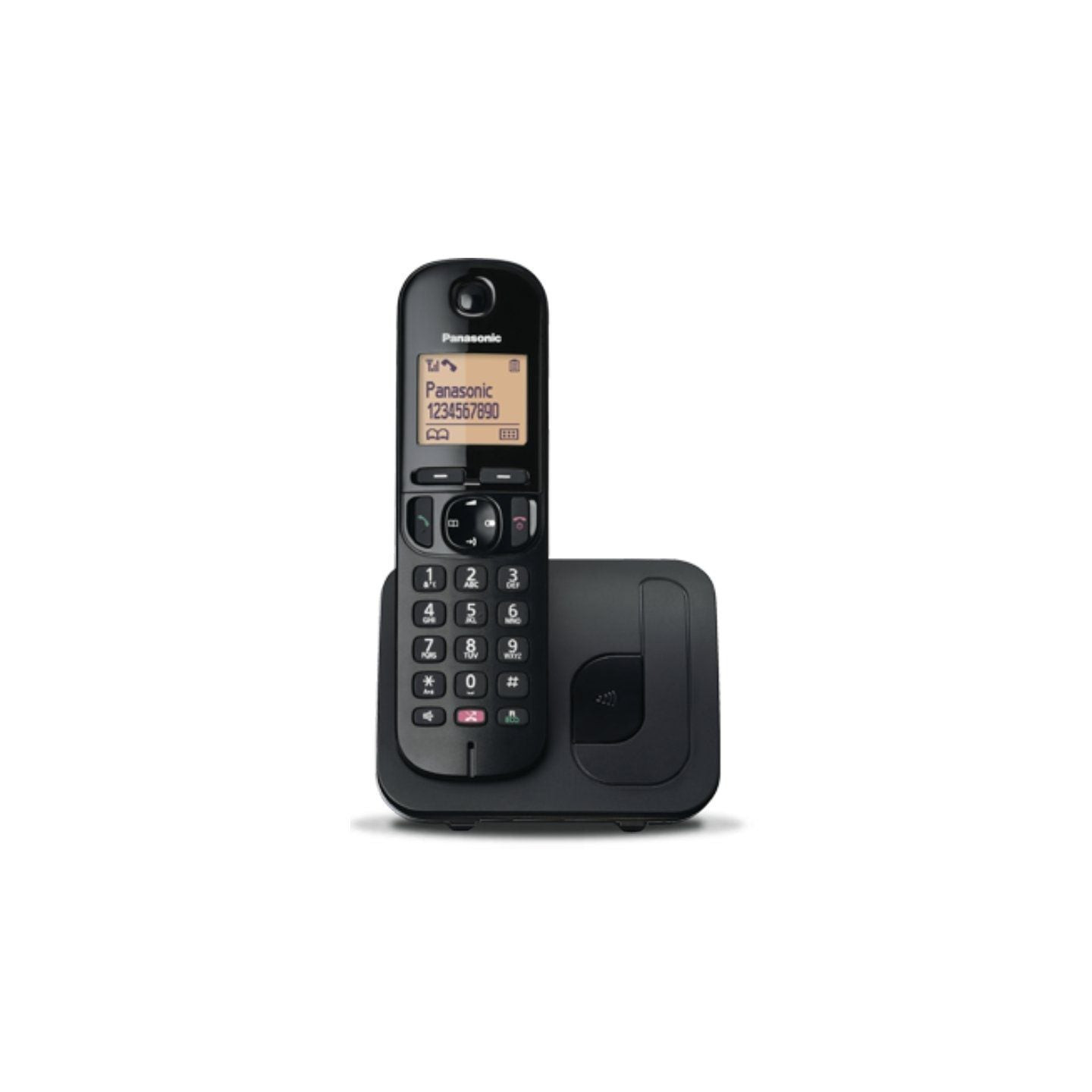 Teléfono inalámbrico panasonic kx-tgc250spb/ negro