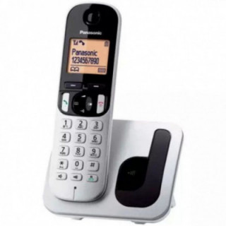 Teléfono inalámbrico panasonic kx-tgc210sp/ plata