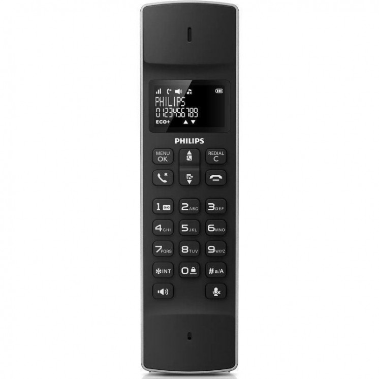 Teléfono inalámbrico philips m4501b/34/ negro