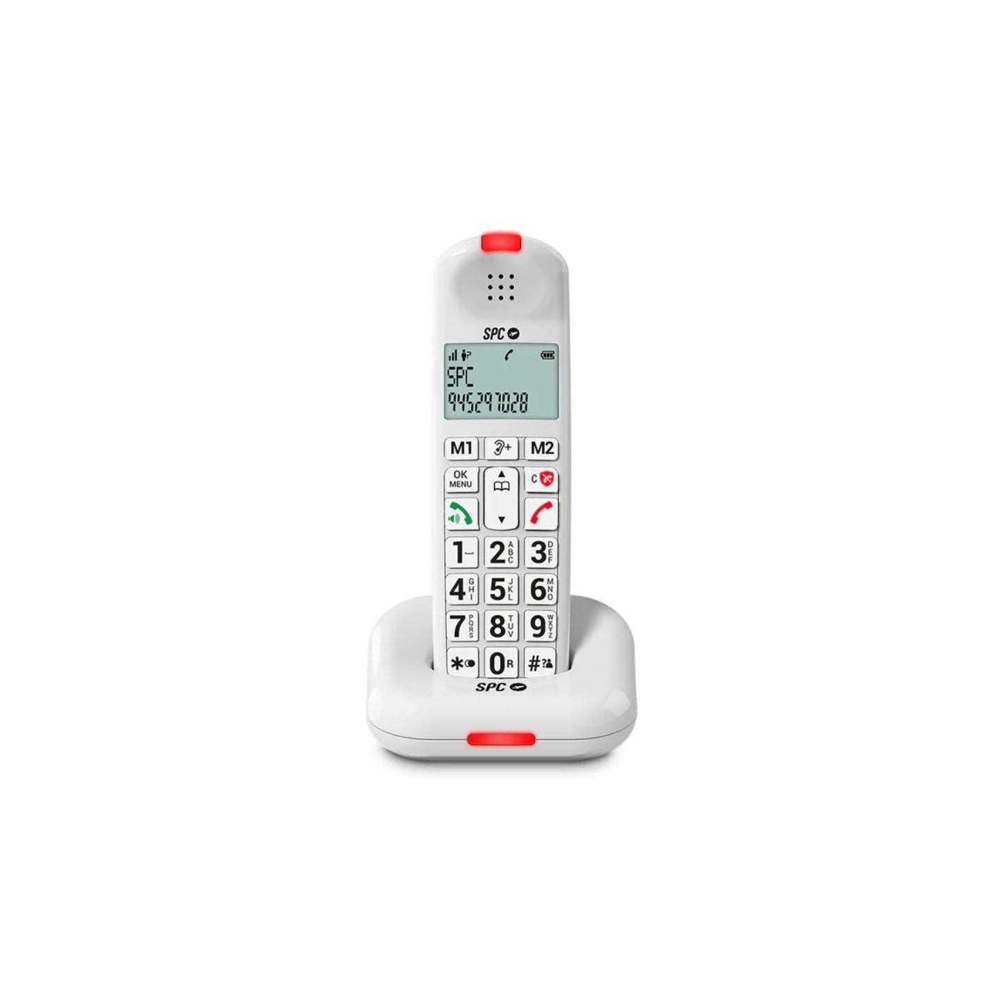 Teléfono inalámbrico spc comfort kairo/ blanco