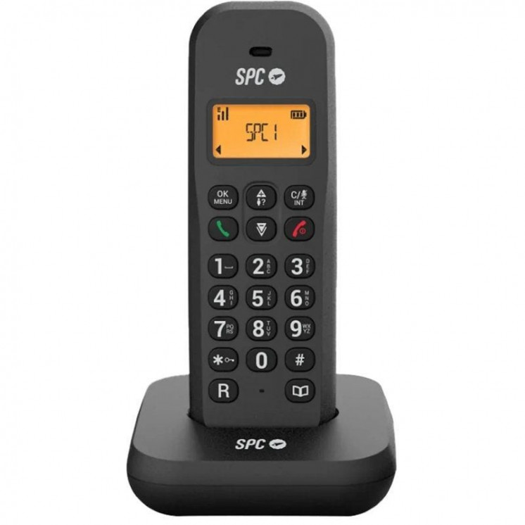 Teléfono inalámbrico spc keops 7334n/ negro