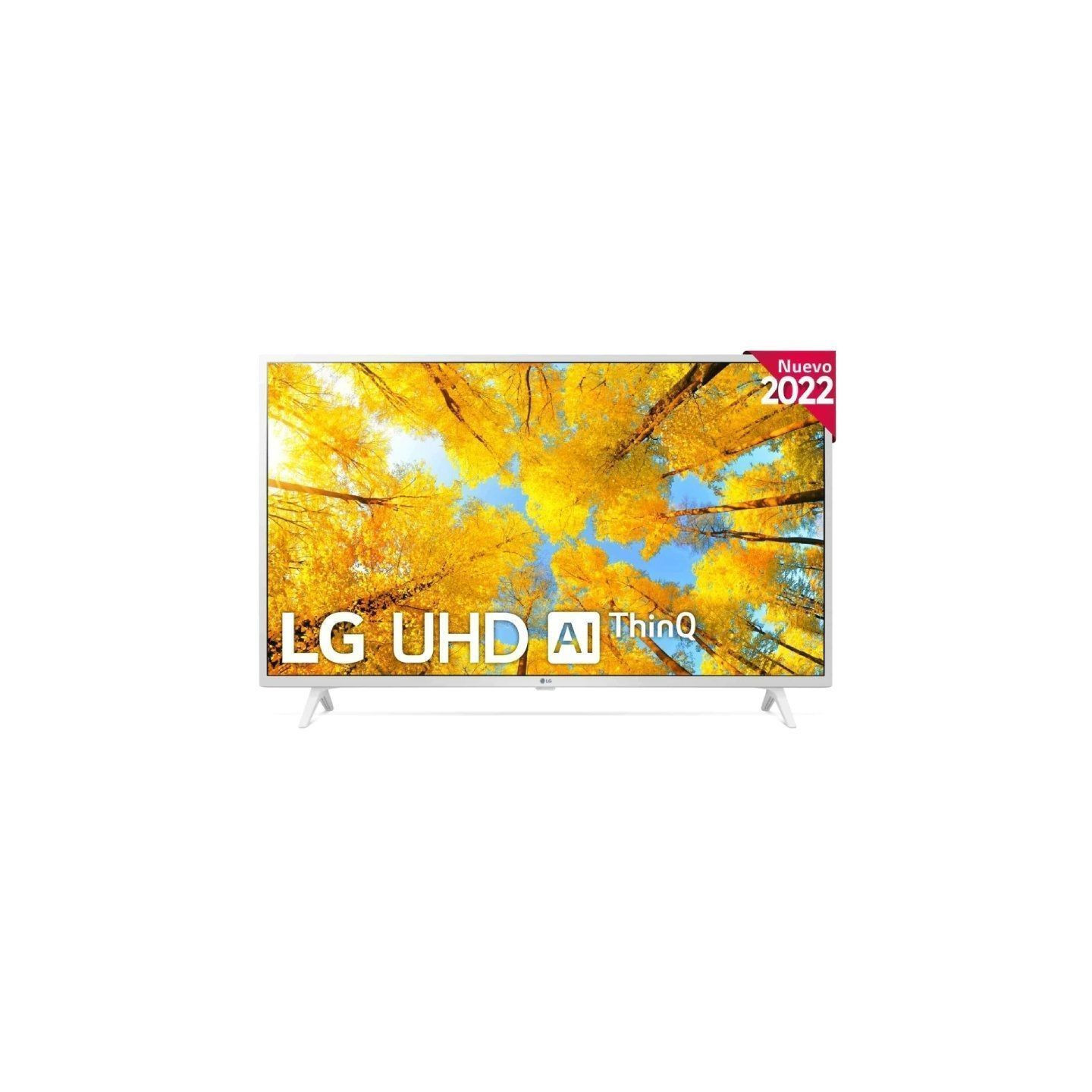 Televisor lg uhd 43uq76906le 43'/ ultra hd 4k/ smart tv/ wifi/ blanca