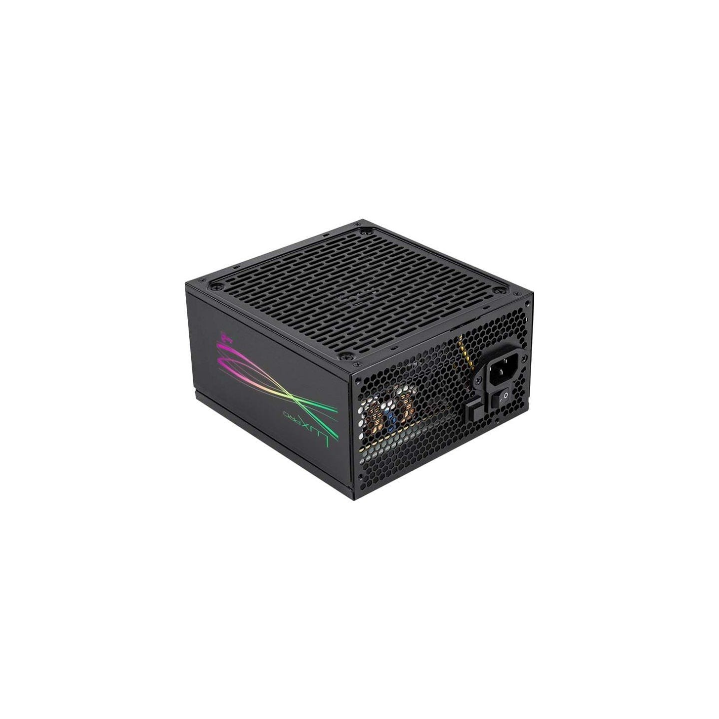 Fuente de alimentación aerocool luxpro rgb1000m/ 1000w/ ventilador 14cm/ 80 plus gold