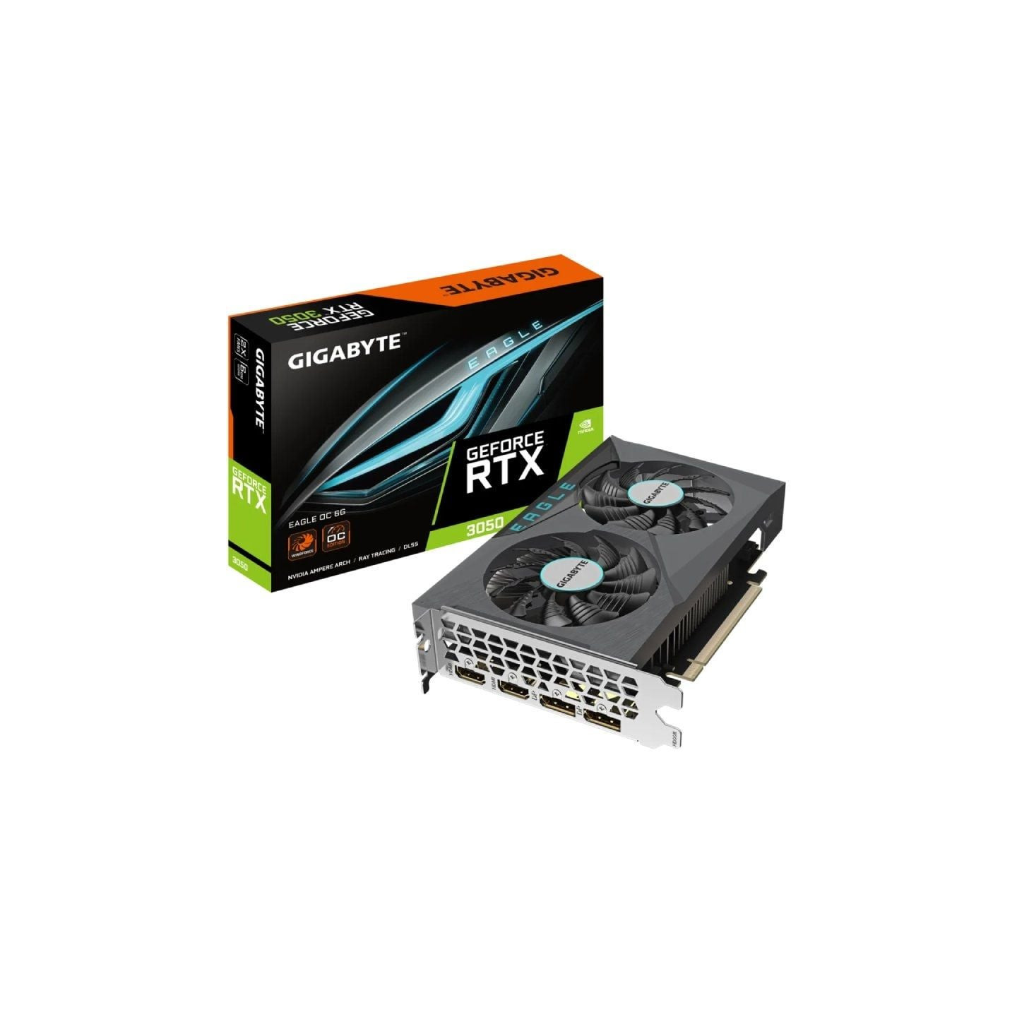 Tarjeta gráfica gigabyte geforce rtx 3050 eagle oc/ 6gb gddr6