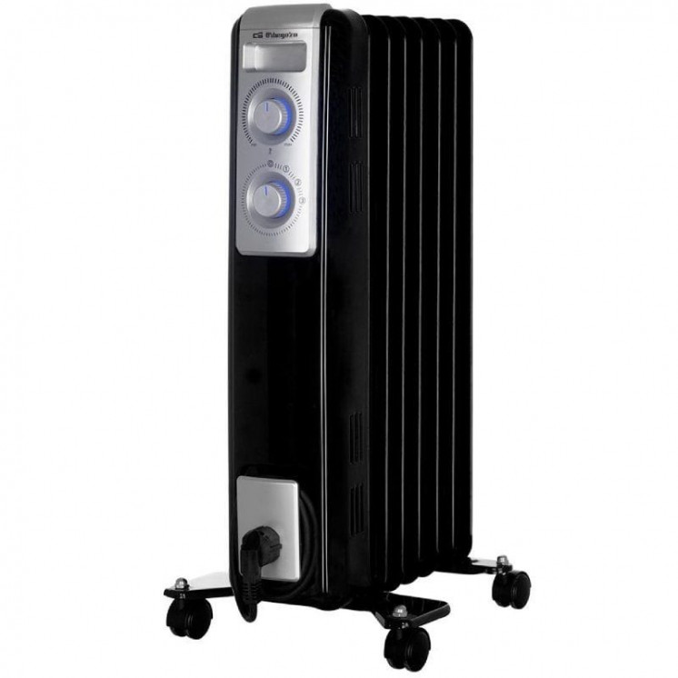 Radiador de aceite orbegozo rn 1500/ 3 potencias/ 1500w/ 7 elementos caloríficos