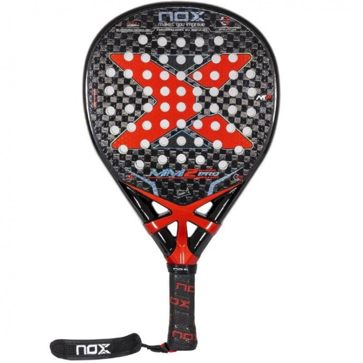 Pala de pádel noxsport mm2 pro (manu martín)/ roja