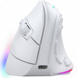 Ratón Gaming Ergonómico Inalámbrico Mars Gaming MM-SK/ Hasta 8400 DPI/ Blanco