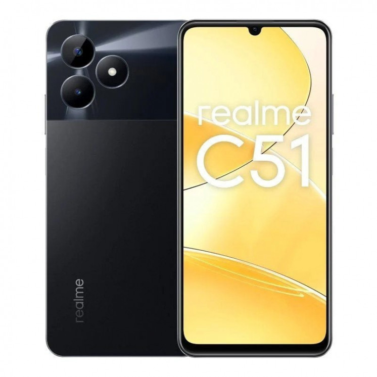 Smartphone realme c51 6gb/ 256gb/ 6.74'/ negro