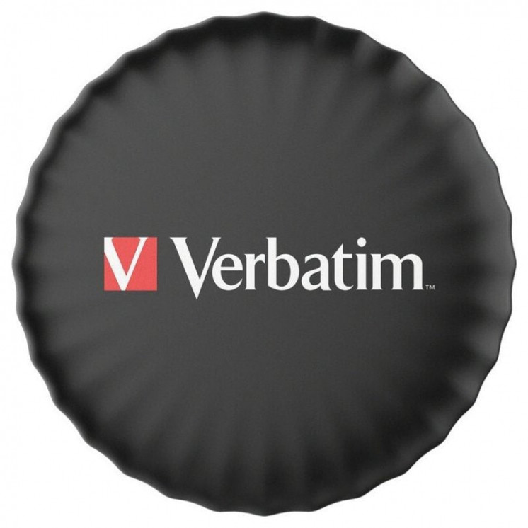 Localizador verbatim my finder coin bluetooth tracker myfc-01b compatible con apple/ incluye llavero y pila/ negro