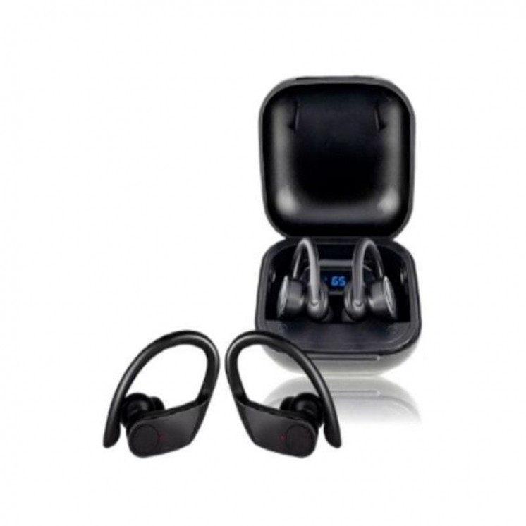 Auriculares deportivos bluetooth daewoo tws sport dw2012 con estuche de carga/ autonomía 3h/ negros