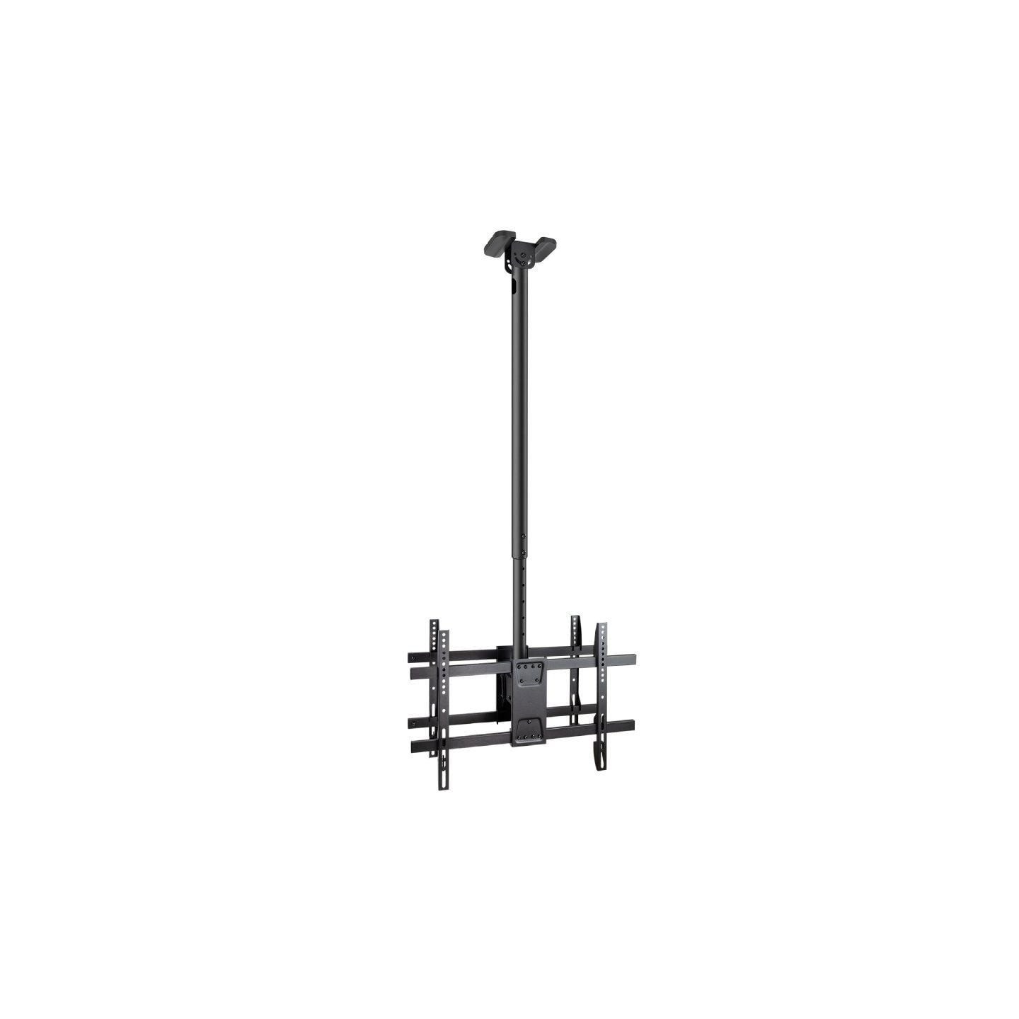 Soporte de Techo Giratorio/ Inclinable/ Nivelable TooQ LPCE2286TSLI-XL-B para 2 TV de 43-86"/ hasta 100kg