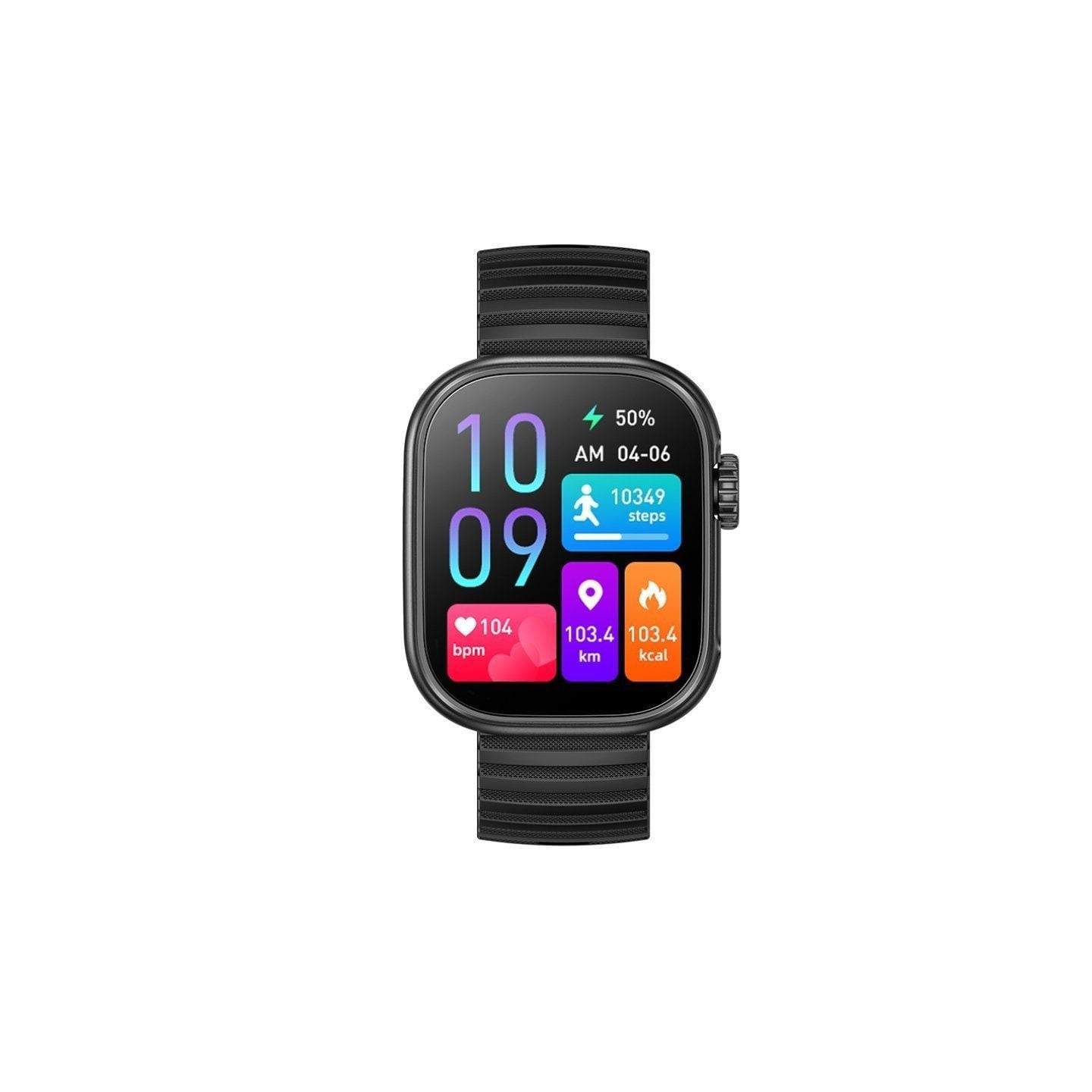 Smartwatch aiwa sw-a700/ notificaciones/ frecuencia cardíaca/ negro