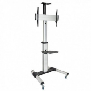 Soporte de Suelo Inclinable/ Ajustable con Ruedas TooQ FS1870M-B para TV de 37-70"/ hasta 50kg