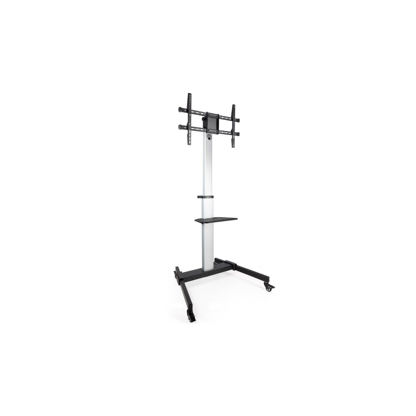 Soporte de Suelo Inclinable/ Ajustable con Ruedas TooQ FS1886M-B para TV de 37-86"/ hasta 50kg