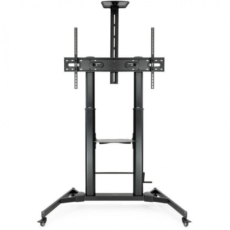 Soporte de Suelo Inclinable/ Ajustable con Ruedas Tooq FS20400HM-B para TV de 60-100"/ hasta 100kg