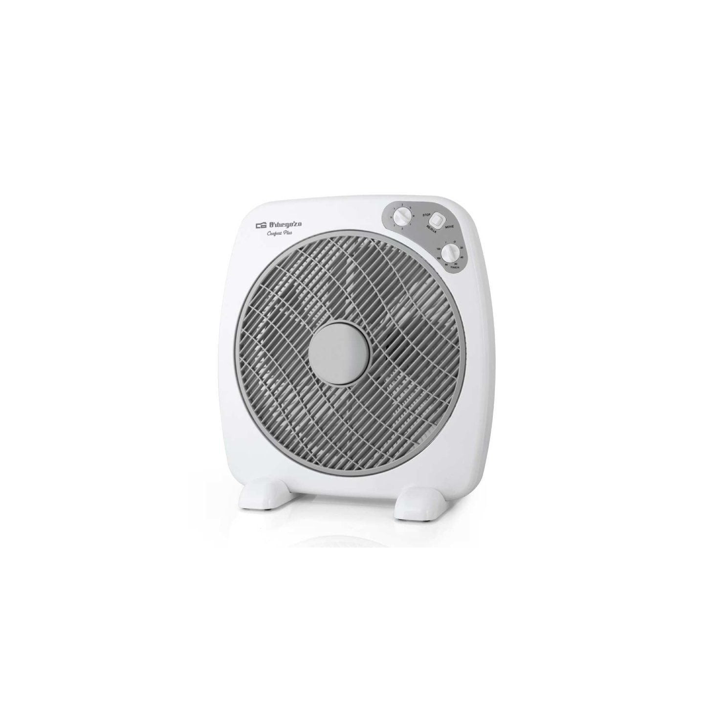 Ventilador de suelo orbegozo box fan bf 0140/ 60w/ 4 aspas 40cm/ 3 velocidades