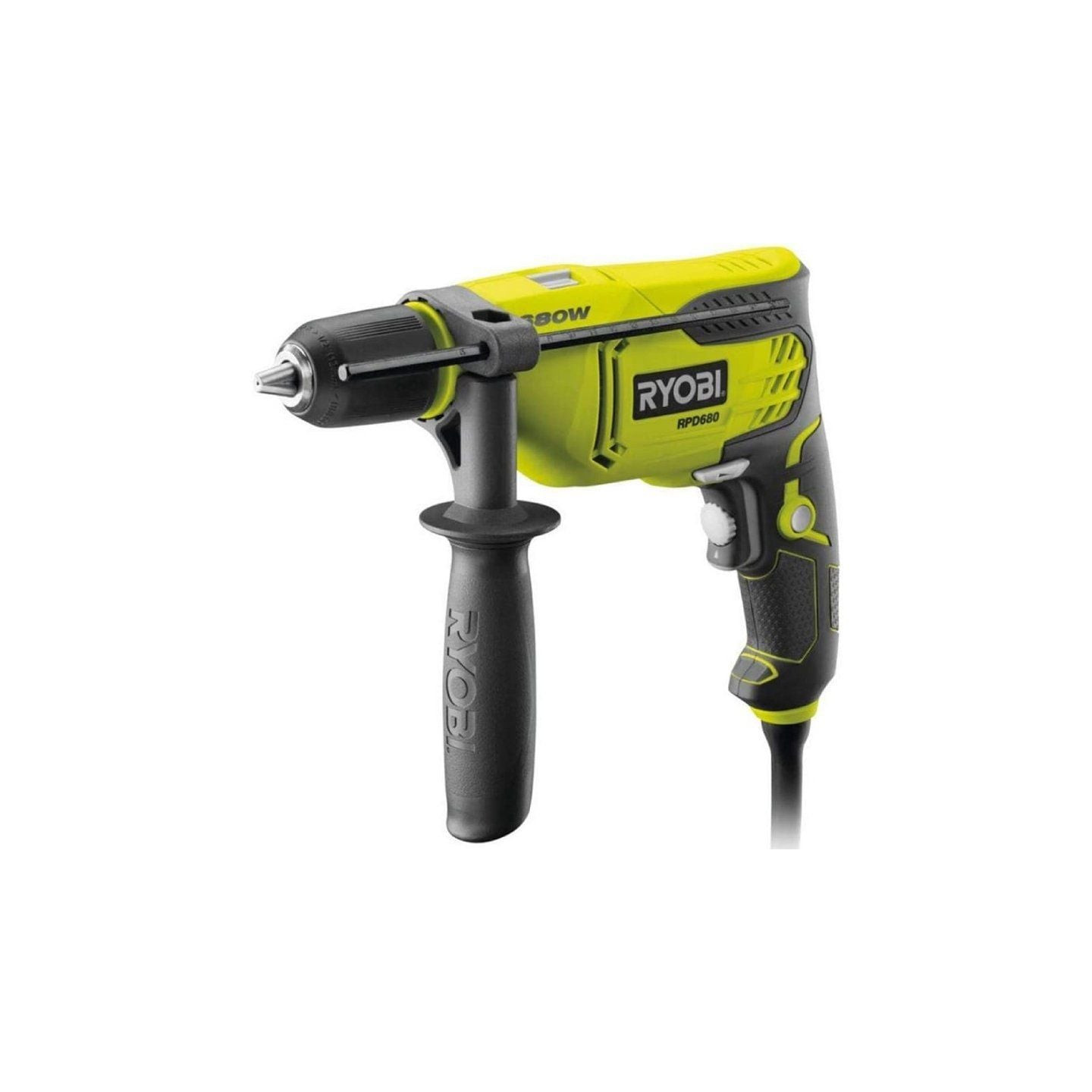 Taladro percutor ryobi rpd680-k/ 680w