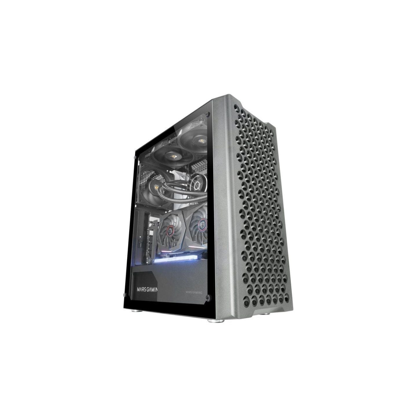 Caja Gaming Semitorre Mars Gaming MC-iPRO/ Negra