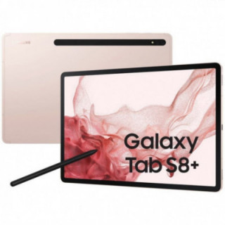 Tablet Samsung Galaxy Tab S8+ 12.4"/ 8GB/ 128GB/ Octacore/ 5G/ Rosa Dorado