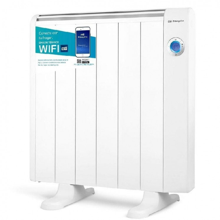 Emisor térmico orbegozo rrw 1000/ 1000w/ 6 elementos caloríficos/ wifi