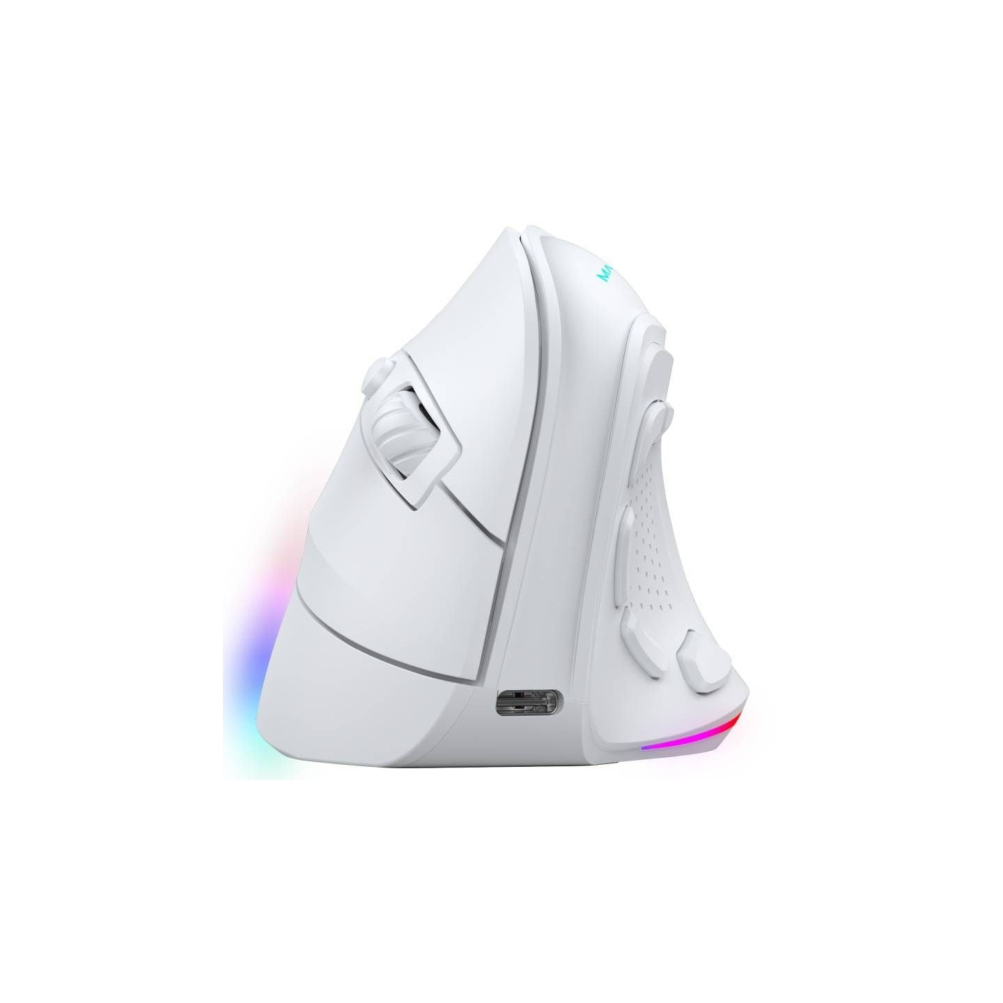 Ratón Gaming Ergonómico Inalámbrico Mars Gaming MM-SK/ Hasta 8400 DPI/ Blanco