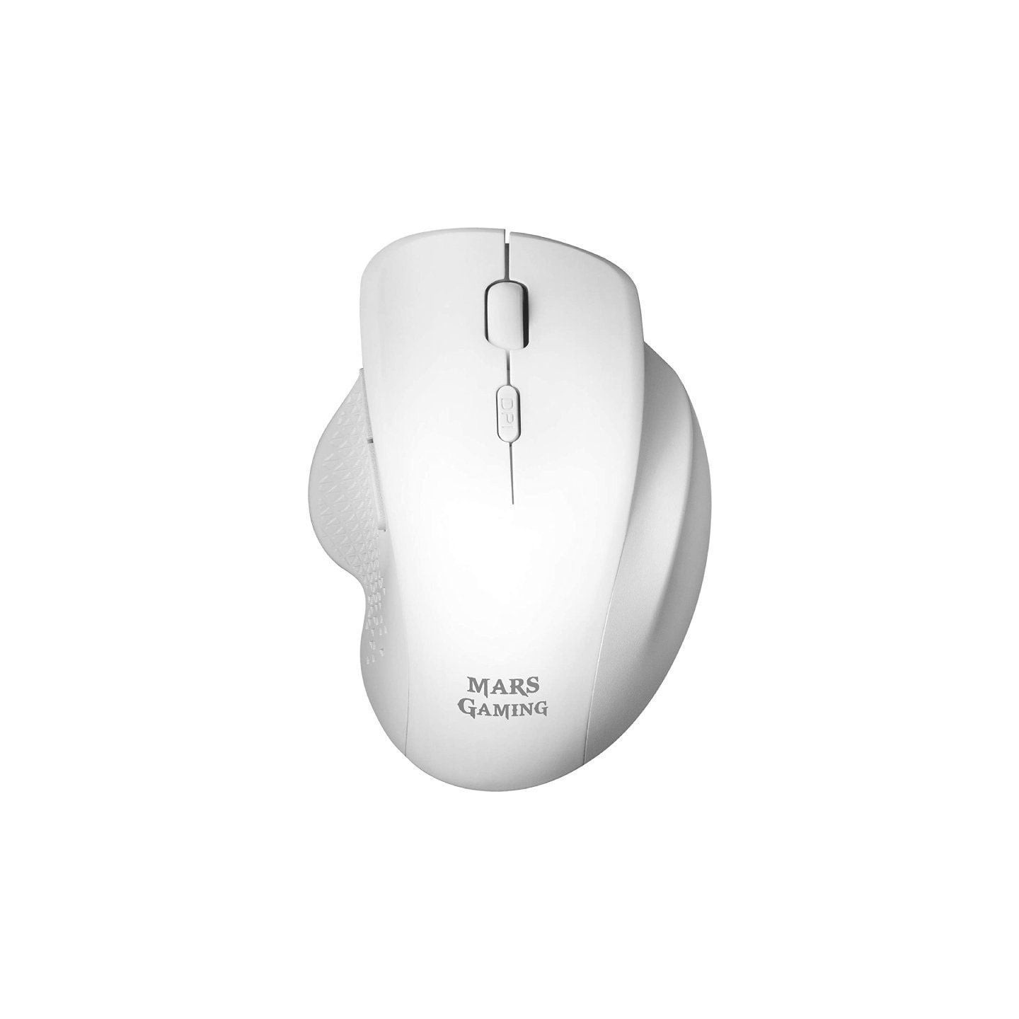 Ratón Gaming Inalámbrico Mars Gaming MMWERGO/ Hasta 3200 DPI/ Blanco