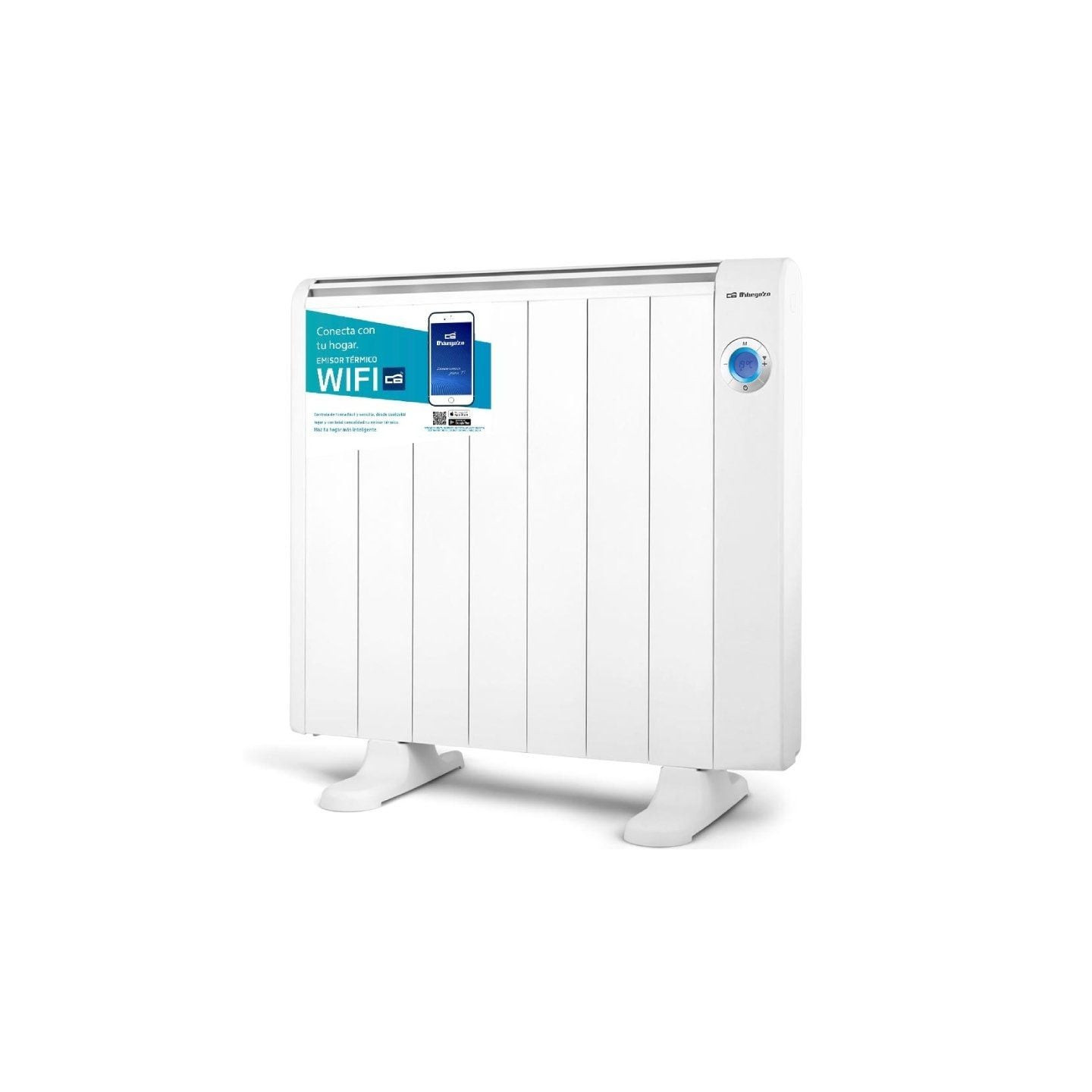 Emisor térmico orbegozo rrw 1300/ 1300w/ 7 elementos caloríficos/ wifi